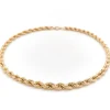 Collier Maille torsadée Or jaune