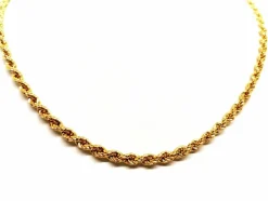Collier Maille torsadée Or jaune