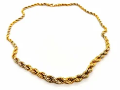 Collier Maille torsadée Or jaune