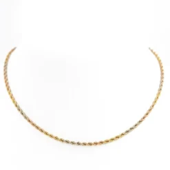 Collier Maille torsadée Or jaune