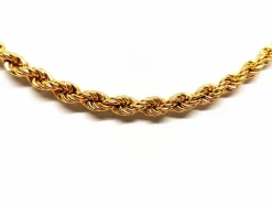 Collier Maille torsadée Or jaune