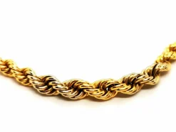 Collier Maille torsadée Or jaune