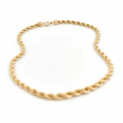 Collier Maille torsadée Or jaune