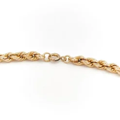 Collier Maille torsadée Or jaune