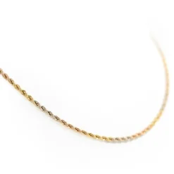 Collier Maille torsadée Or jaune