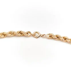 Collier Maille torsadée Or jaune