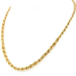 Collier Maille torsadée Or jaune