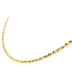 Collier Maille torsadée Or jaune