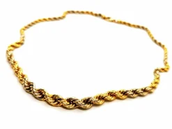 Collier Maille torsadée Or jaune