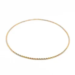 Collier Maille torsadée Or jaune