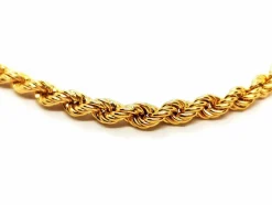 Collier Maille torsadée Or jaune