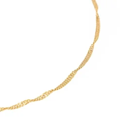 Collier Maille torsadée Or jaune
