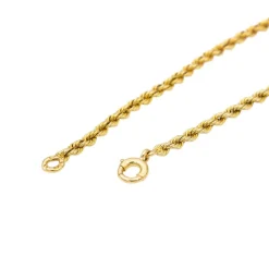 Collier Maille torsadée Or jaune Diamant
