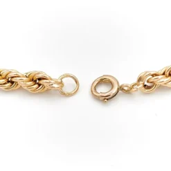 Collier Maille torsadée Or jaune
