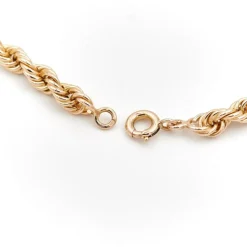 Collier Maille torsadée Or jaune
