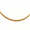 Collier Maille tressée Or jaune