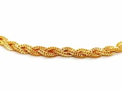 Collier Maille tressée Or jaune