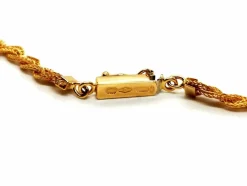 Collier Maille tressée Or jaune