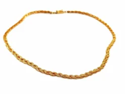 Collier Maille tressée Or jaune