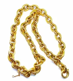 Collier mailles ovales