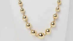 Collier Marseillais Boules Or Jaune
