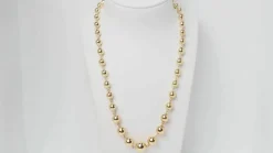 Collier Marseillais Boules Or Jaune