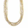 Collier multi-rangs 2 ors