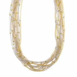 Collier multi-rangs 2 ors