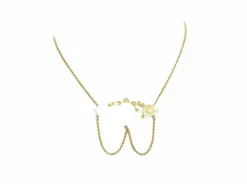 Collier Napoléon III en or jaune et émail