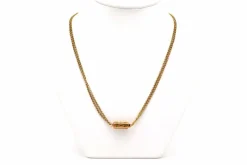 Collier Napoléon III en or jaune 18 carats et diamants 