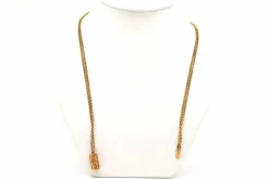 Collier Napoléon III en or jaune 18 carats et diamants 