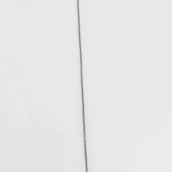 Collier négligé en or gris perles et diamants taillés en rose