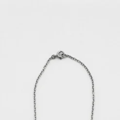 Collier négligé en or gris perles et diamants taillés en rose