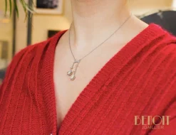 Collier Négligé Or Jaune Platine Diamants 1920