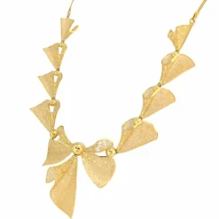 Collier nœuds en or jaune