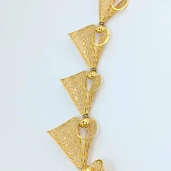Collier nœuds en or jaune
