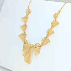 Collier nœuds en or jaune
