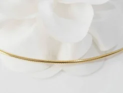 Collier Oméga en or jaune