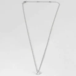 COLLIER OR BLANC 1 DIAMANT O,20ct