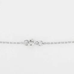 COLLIER OR BLANC 3 DIAMANTS 0,30ct
