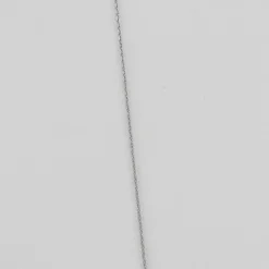 COLLIER OR BLANC 2 DIAMANTS
