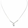 Collier Or blanc Diamant