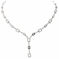 Collier Or blanc Diamant