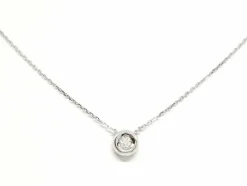 Collier Or blanc Diamant