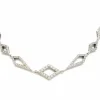 Collier Or blanc Diamant
