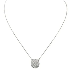 Collier Or blanc Diamant