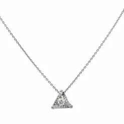 Collier Or blanc Diamant