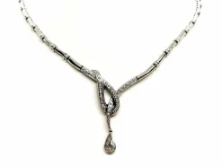Collier Or blanc Diamant