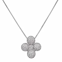 Collier Or blanc Diamant