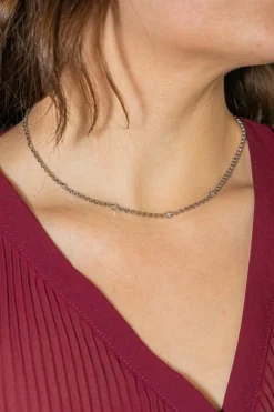 Collier Or blanc Diamant